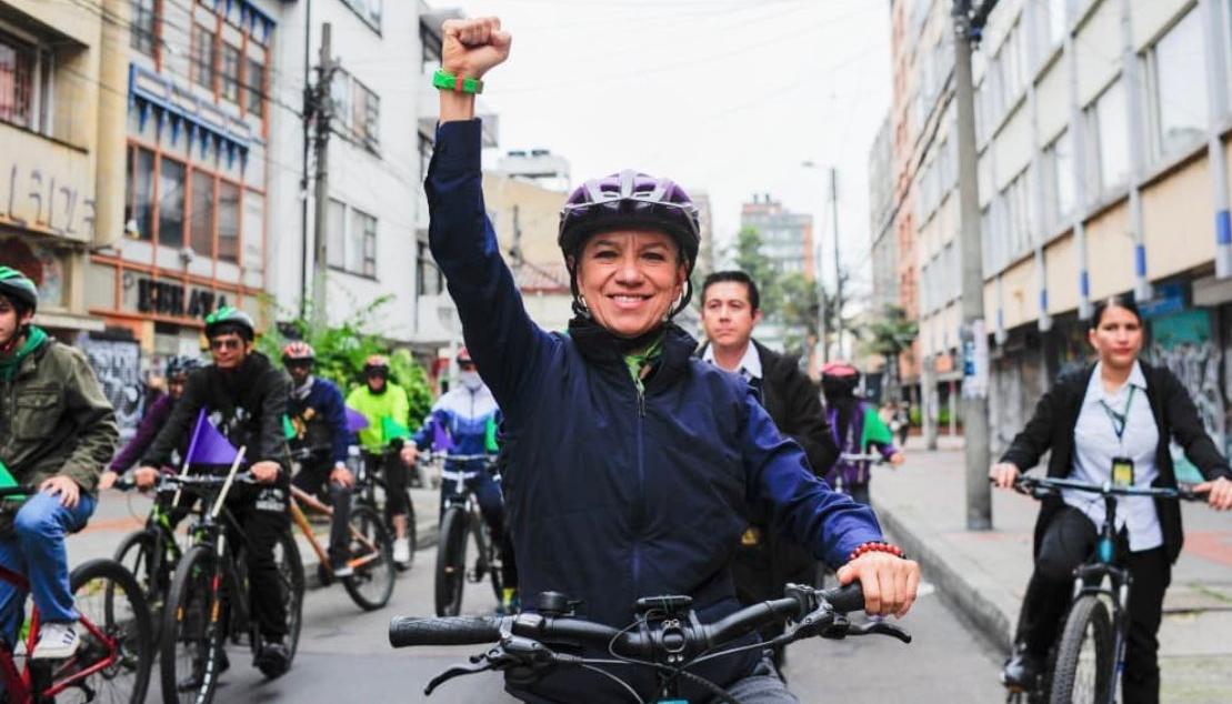 La candidata Claudia López.