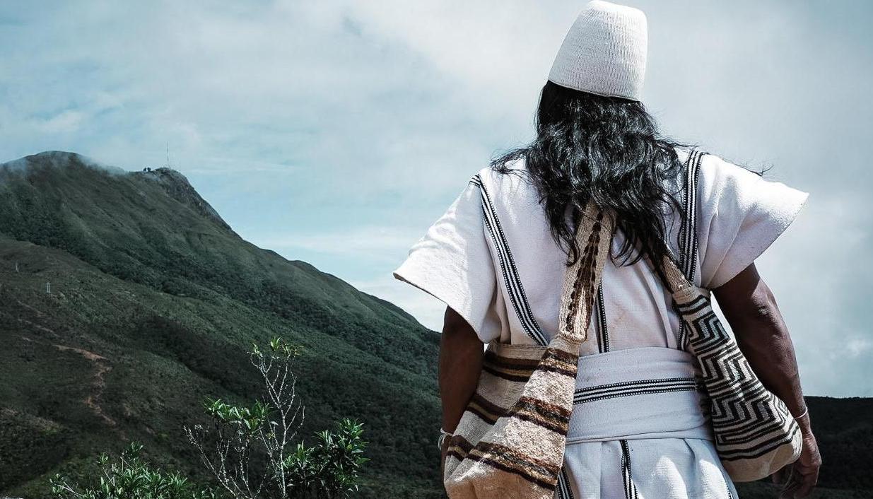 Comunidad Arhuaca en la Sierra Nevada.