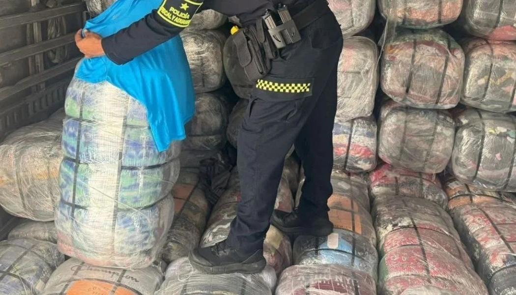 El contrabando aprehendido.