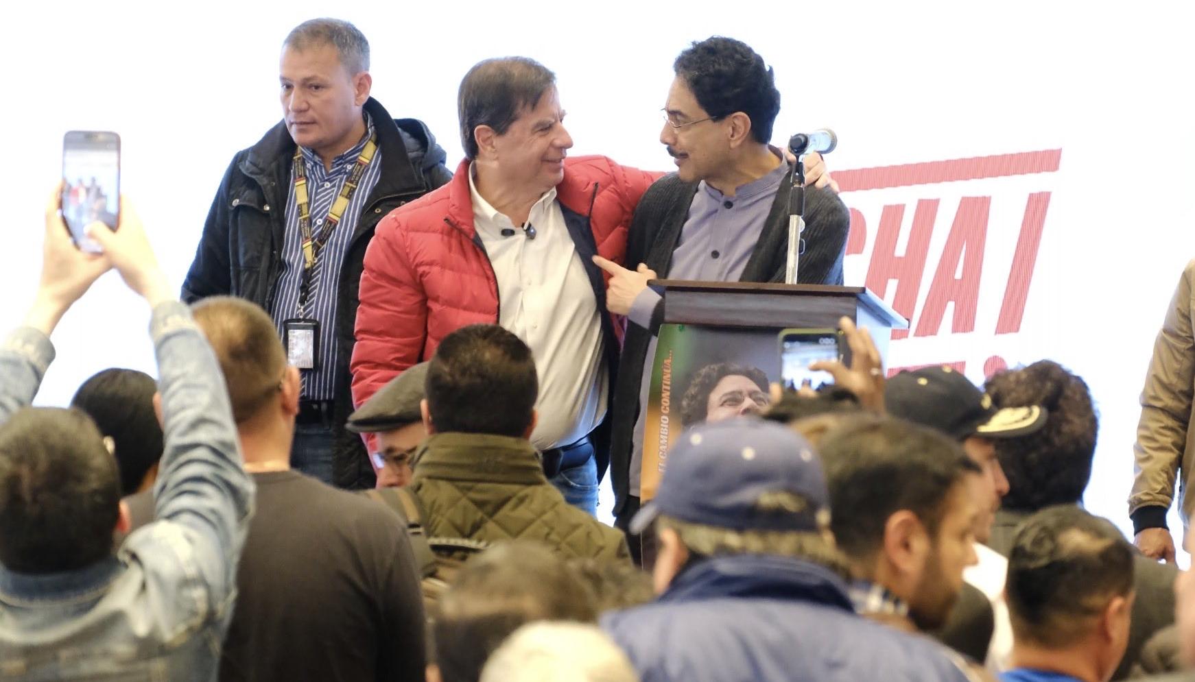 Juan Fernando Cristo e Iván Cepeda.