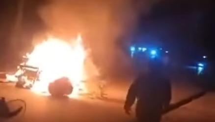 Imagen de la protesta.