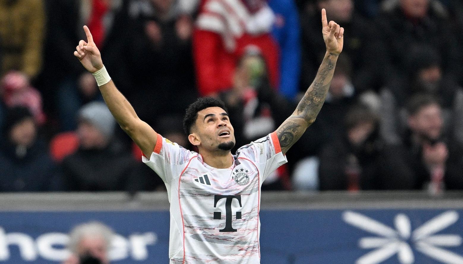 La celebración de Luis Díaz.