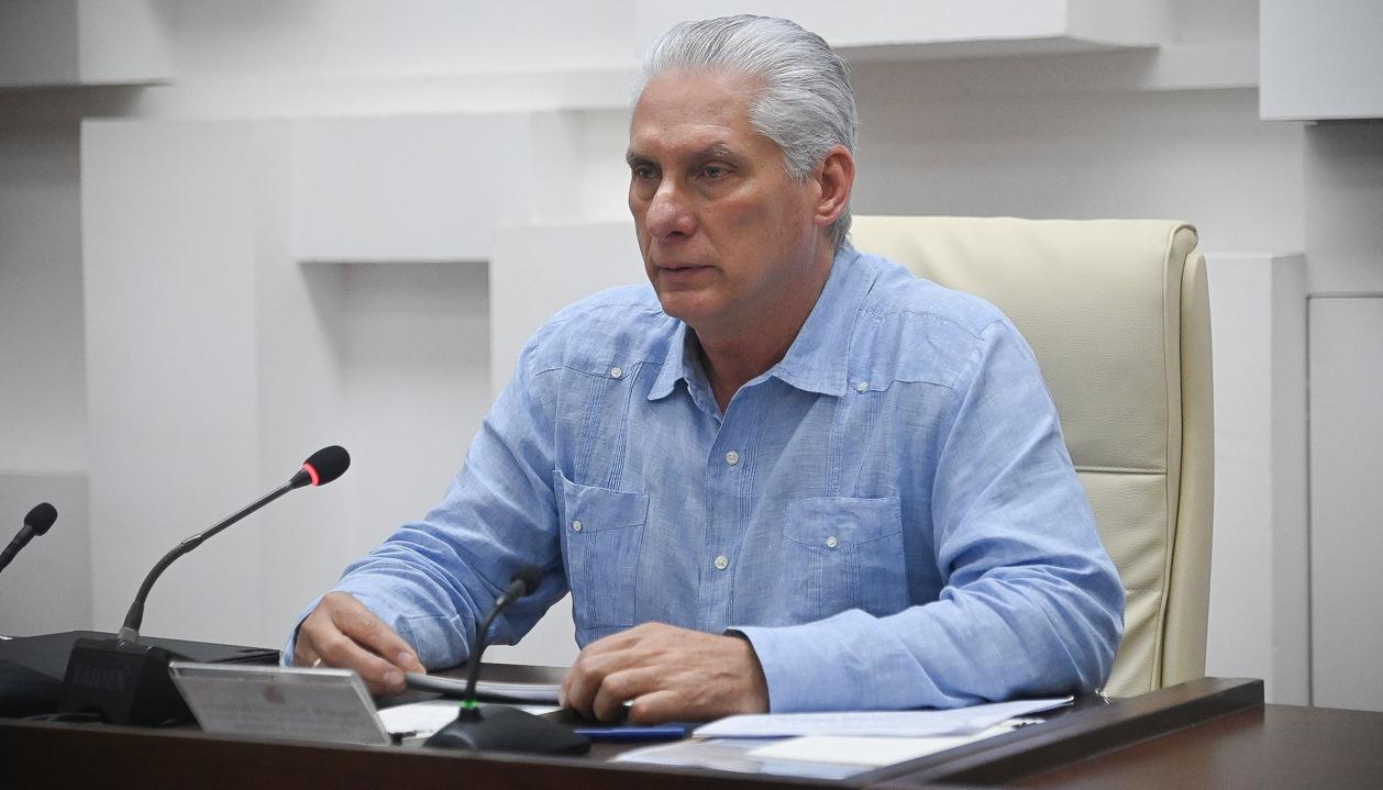 Presidente de Cuba, Miguel Díaz-Canel.