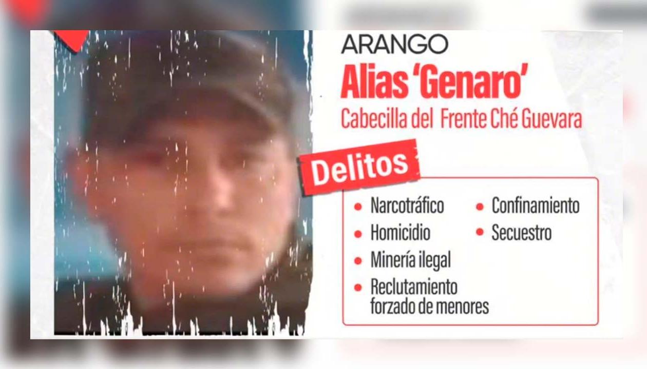 Alias 'Genero', cabecilla del ELN en Chocó