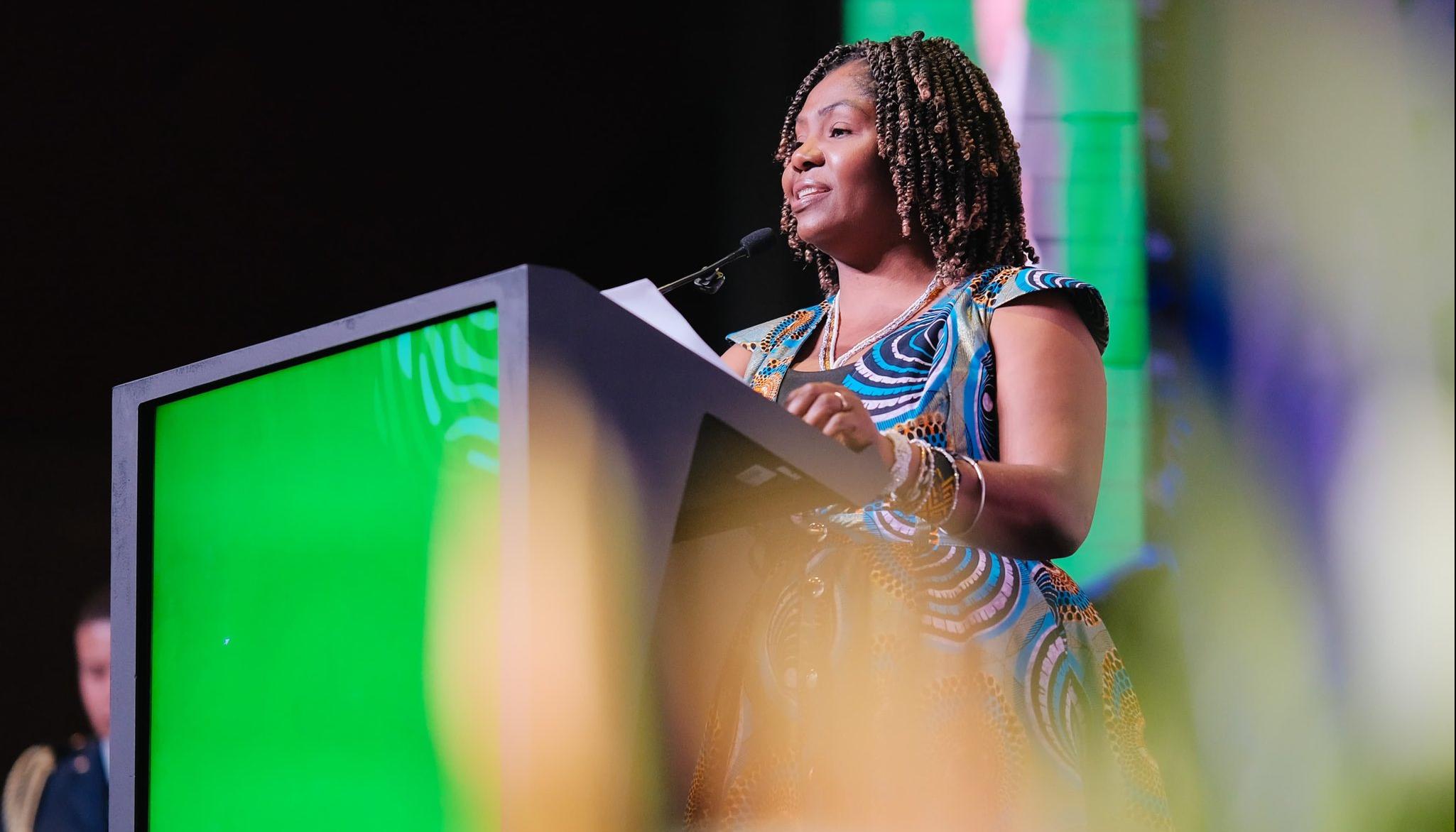 La Vicepresidenta de Colombia, Francia Márquez.