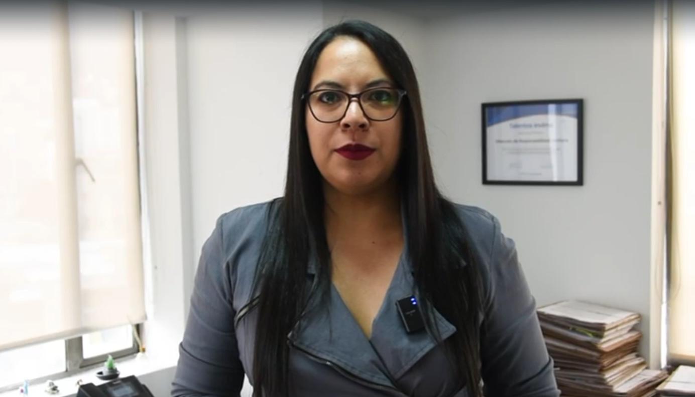 Directora de Responsabilidad Sanitaria del Invima, Eliana Katherine Gómez Mejía.