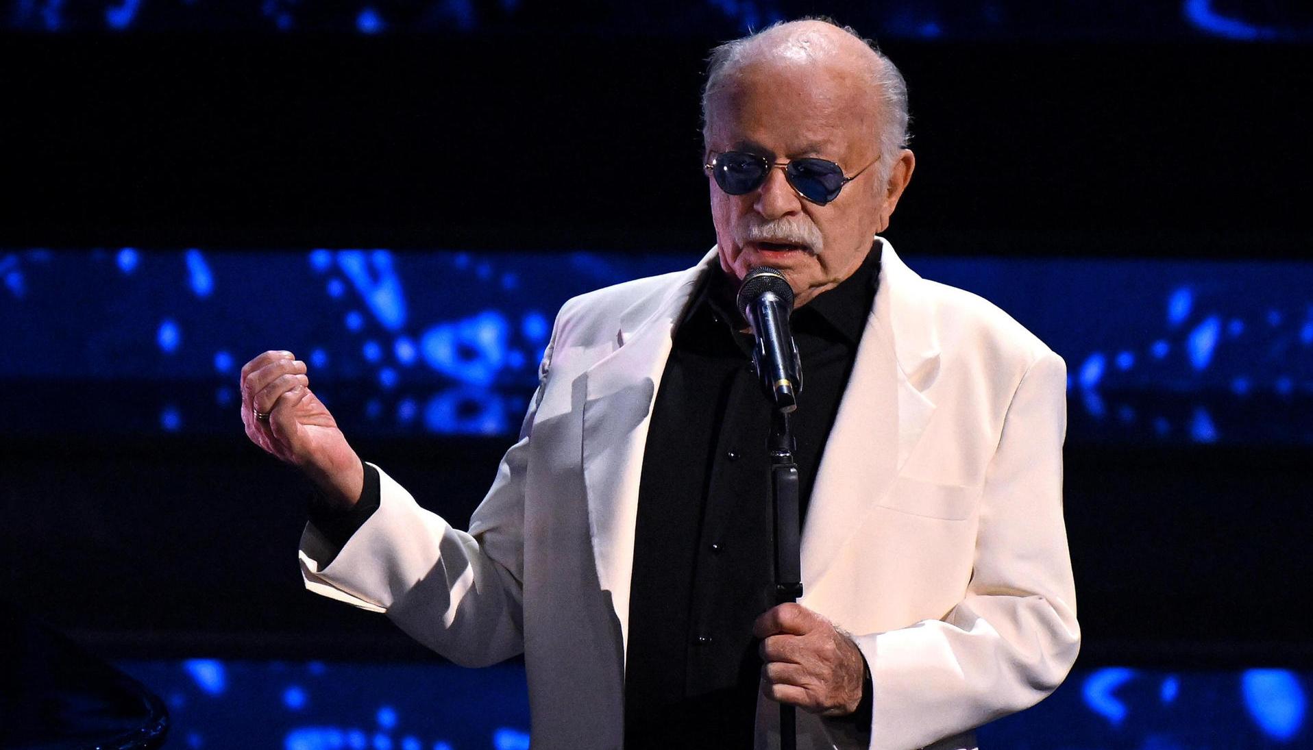  El cantante italiano Gino Paoli