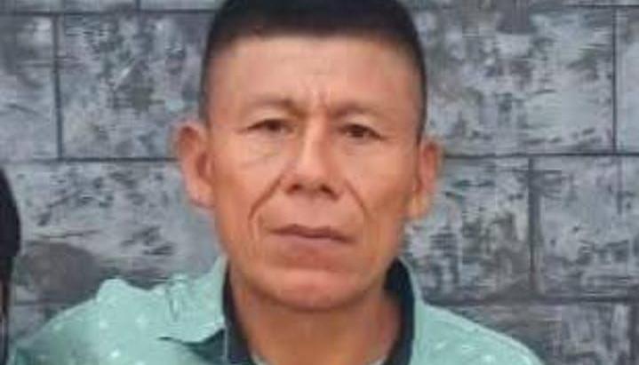 El gobernador indígena Eutimio Valencia Duave. 