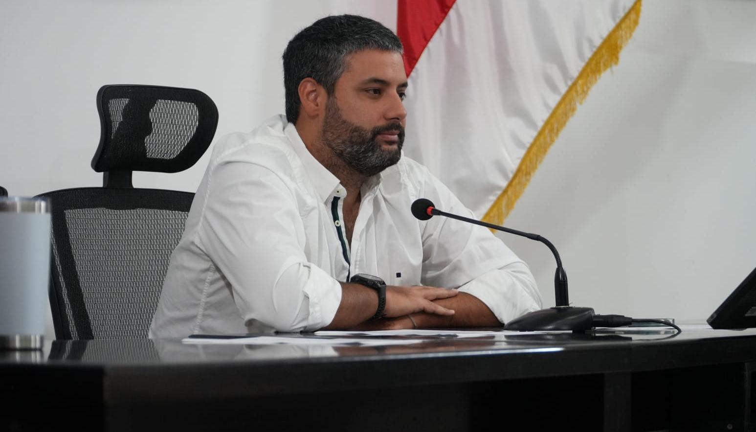 Presidente de la Asamblea del Atlántico, Estéfano González Diazgranados.