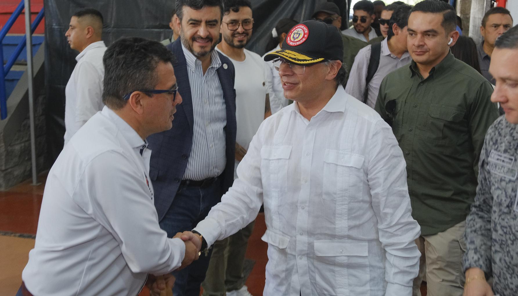 Gustavo Petro de visita a Popayán