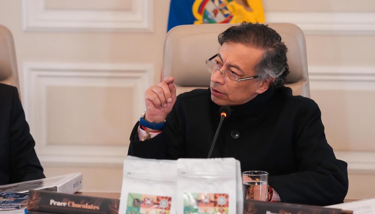 El Presidente de Colombia, Gustavo Petro. 