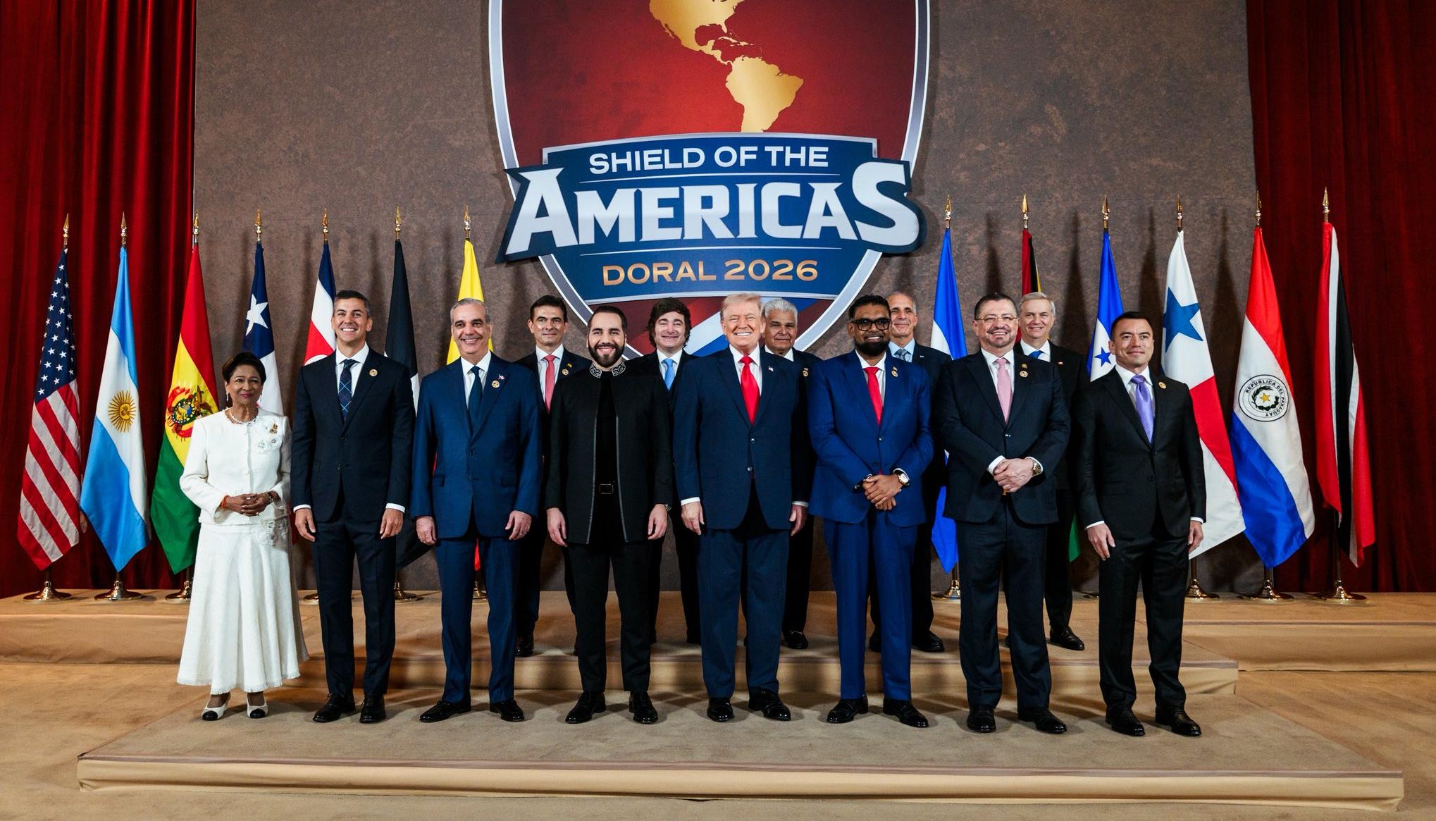 Reunión de Donald Trump con los presidentes de derecha de Latinoamérica.