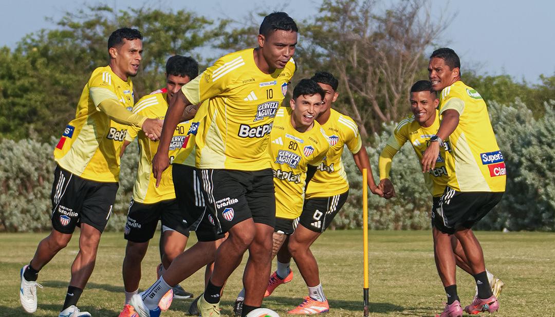 Entrenamiento de Junior durante la semana.