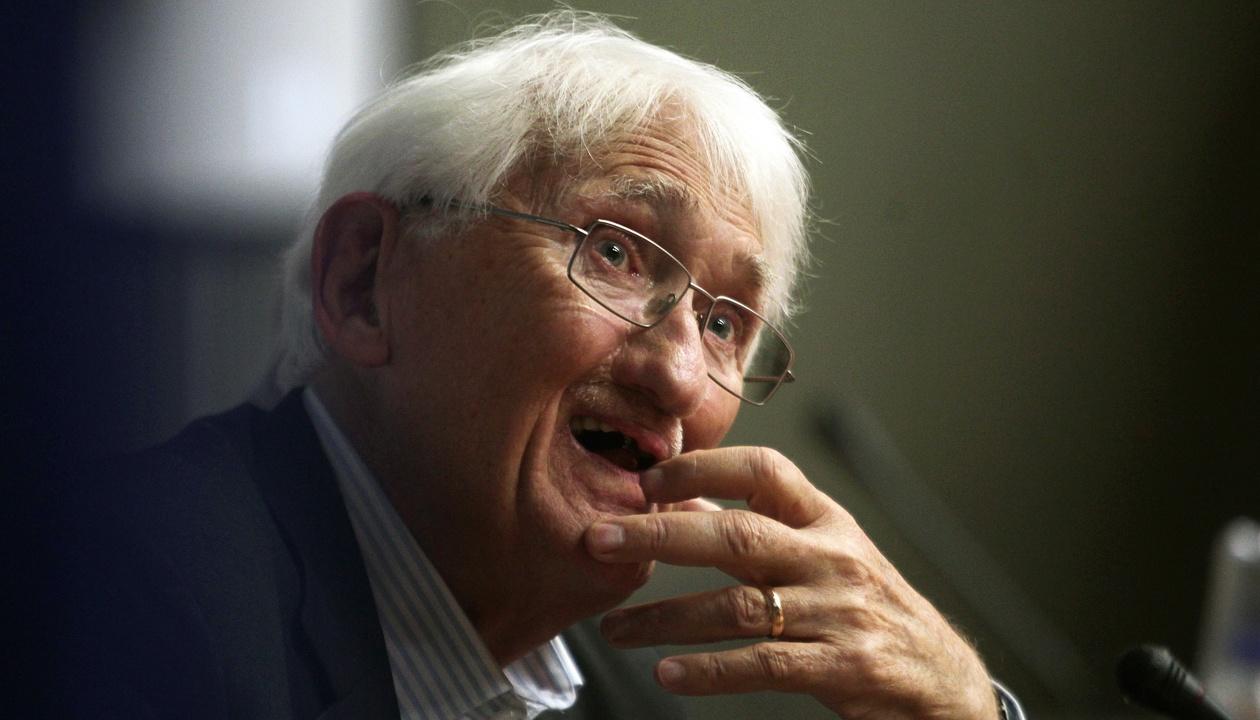 El pensador y sociólogo alemán Jürgen Habermas.