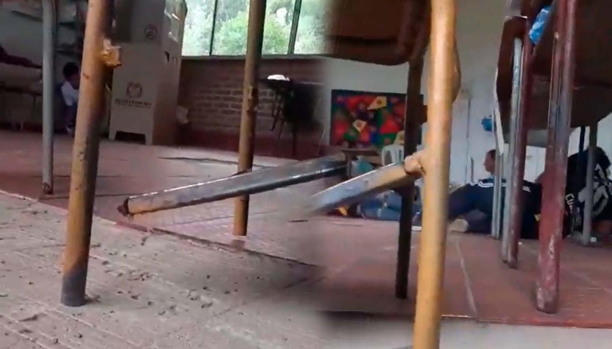 Momentos del hostigamiento.