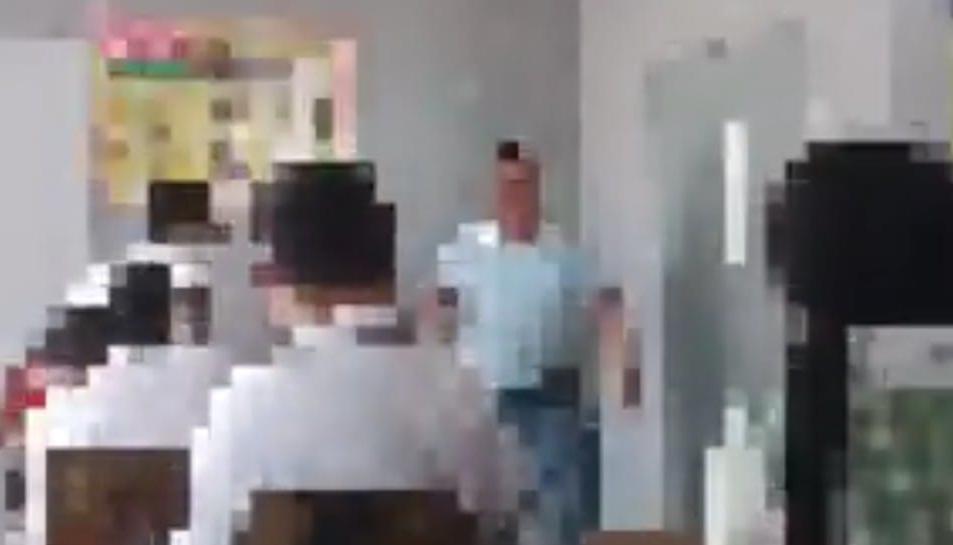 Momento de la agresión.