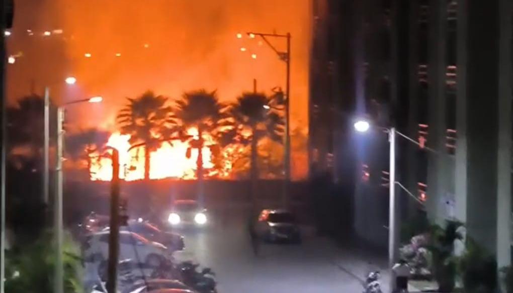 Incendio en Caribe Verde