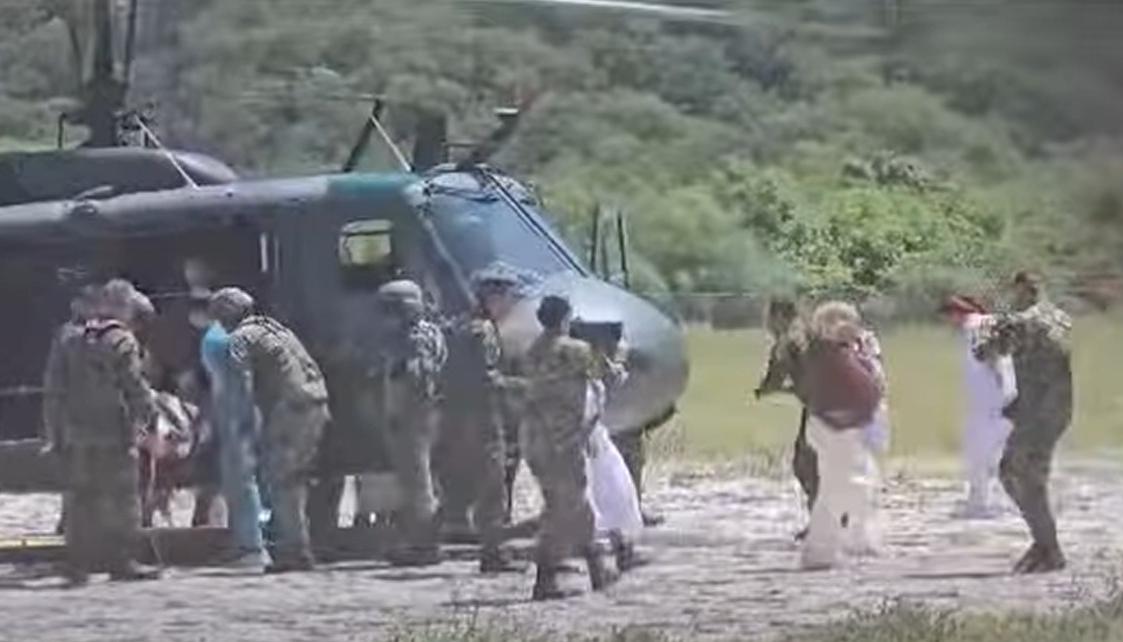 Indígenas arhuacos, heridos en Aracataca. 