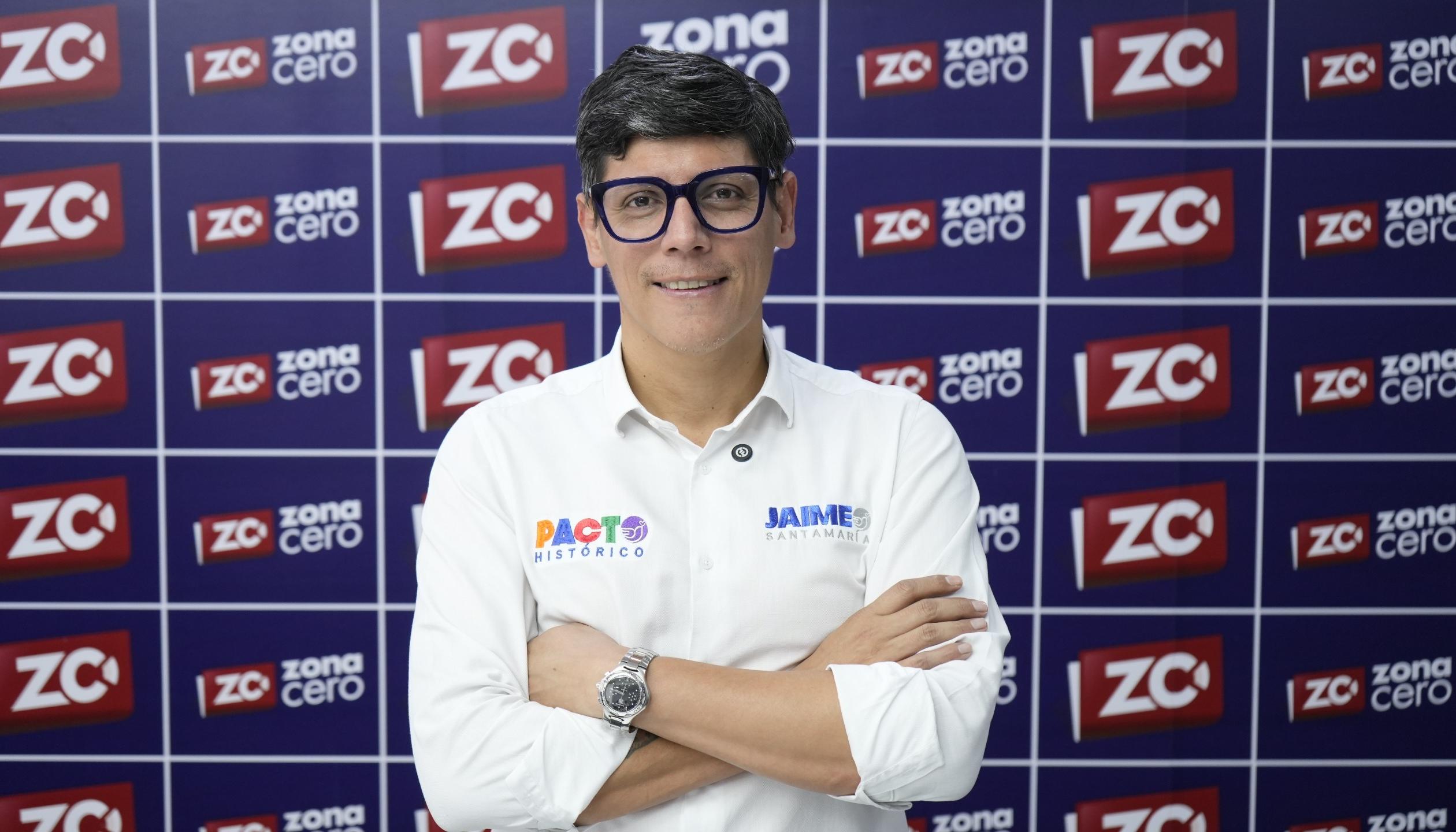 Jaime Santamaría, candidato a la Cámara por el Pacto Histórico.
