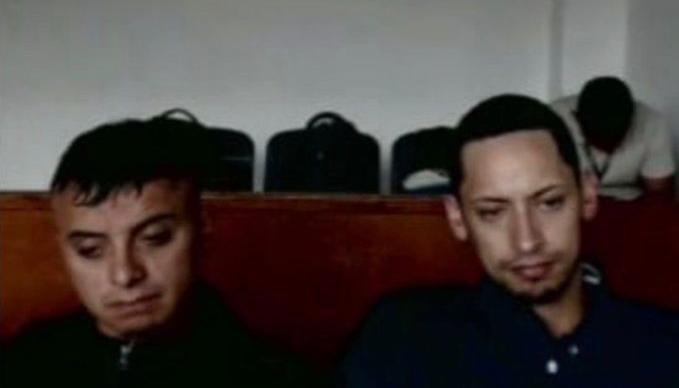 Dos de los procesados. 