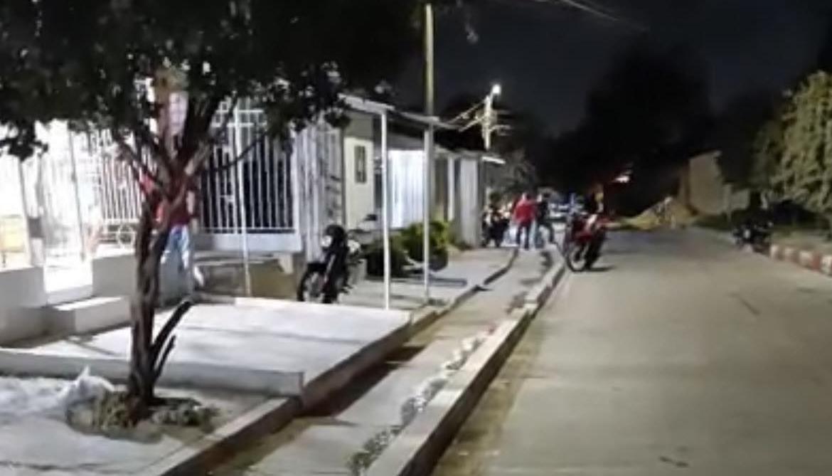 Lugar del homicidio en La Sierrita