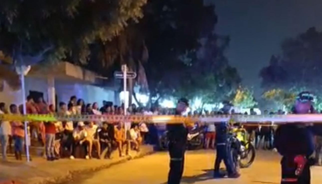 Lugar donde sucedió el crimen.