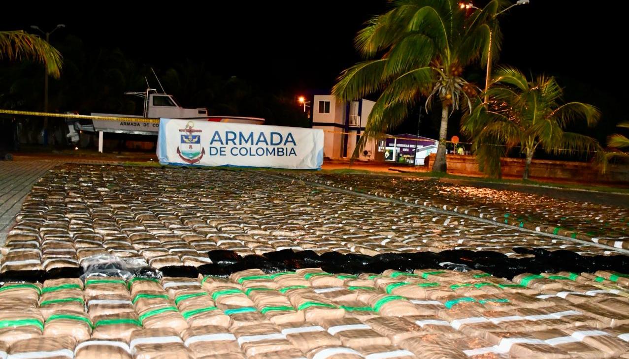 Marihuana incautada en el Caribe