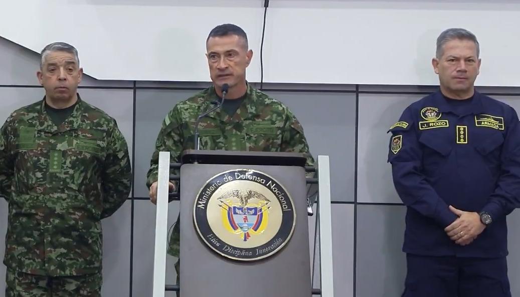 Mayor General Royer Gómez Herrera, Comandante del Ejército. 