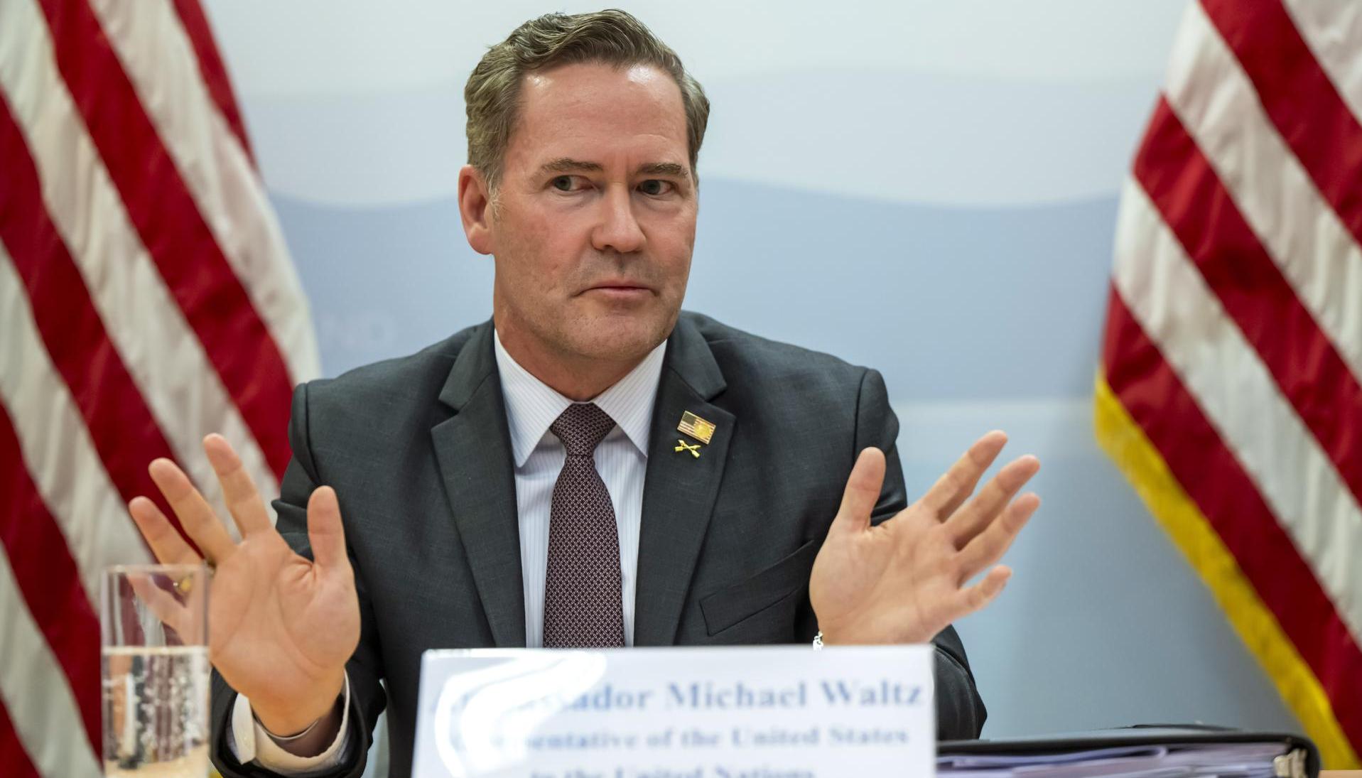 Embajador de Estados Unidos ante las Naciones Unidas, Mike Waltz.