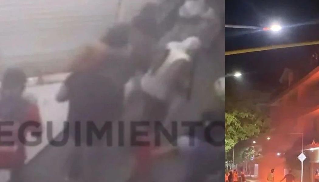 Imágenes del motín.