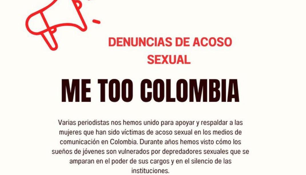 Movimiento “Me too Colombia”.