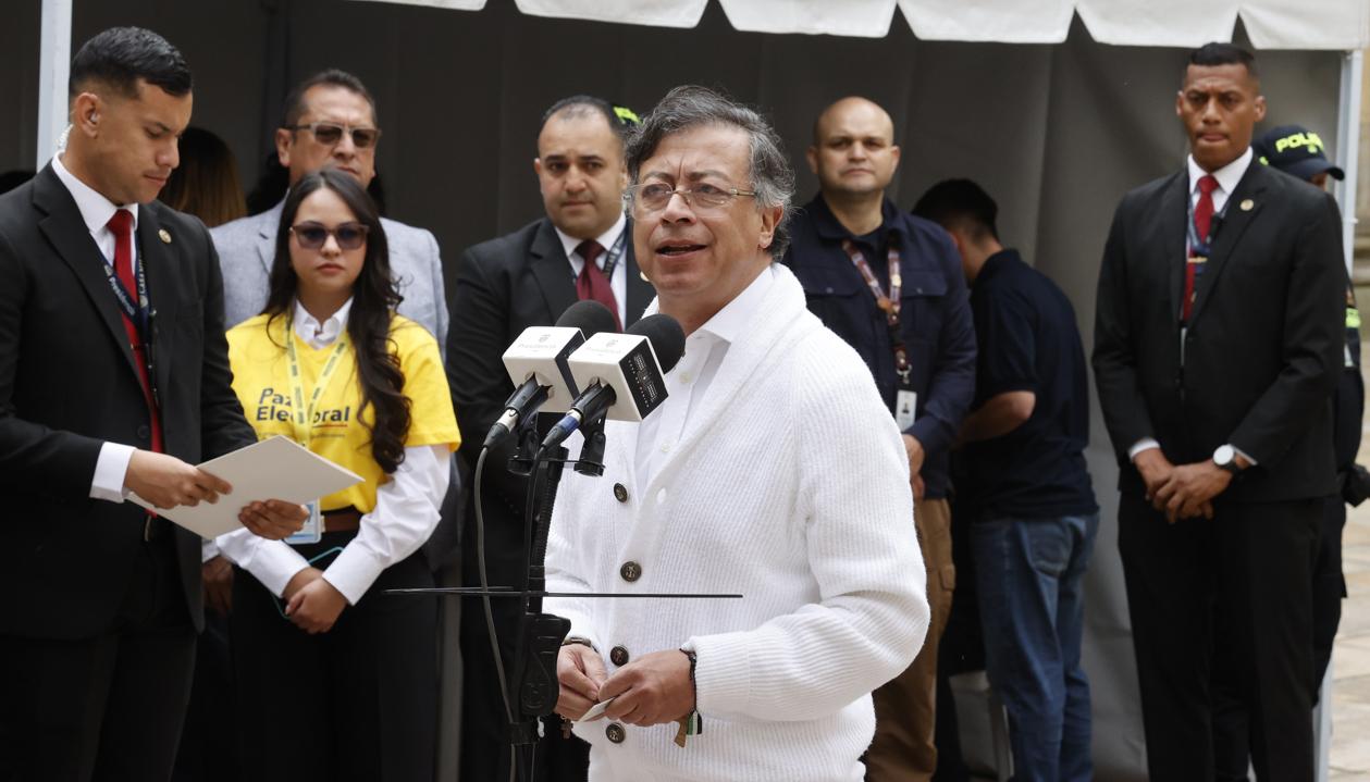 El Presidente Gustavo Petro.