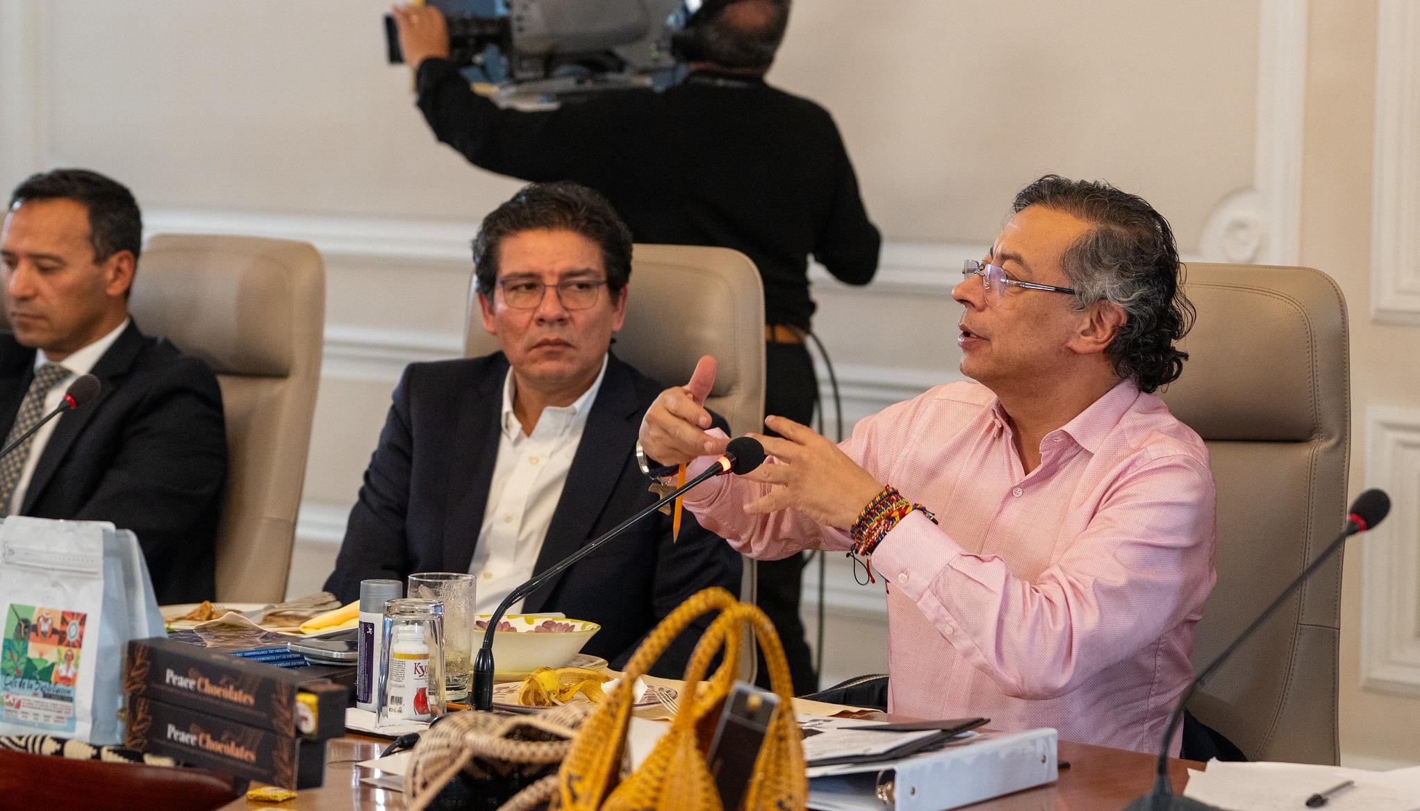 El Presidente Gustavo Petro.
