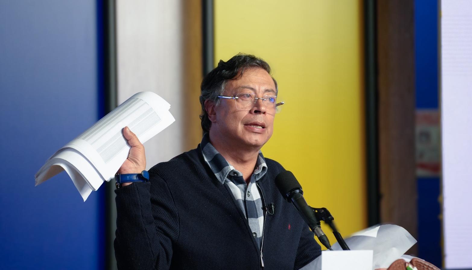 Gustavo Petro, presidente de la República. 