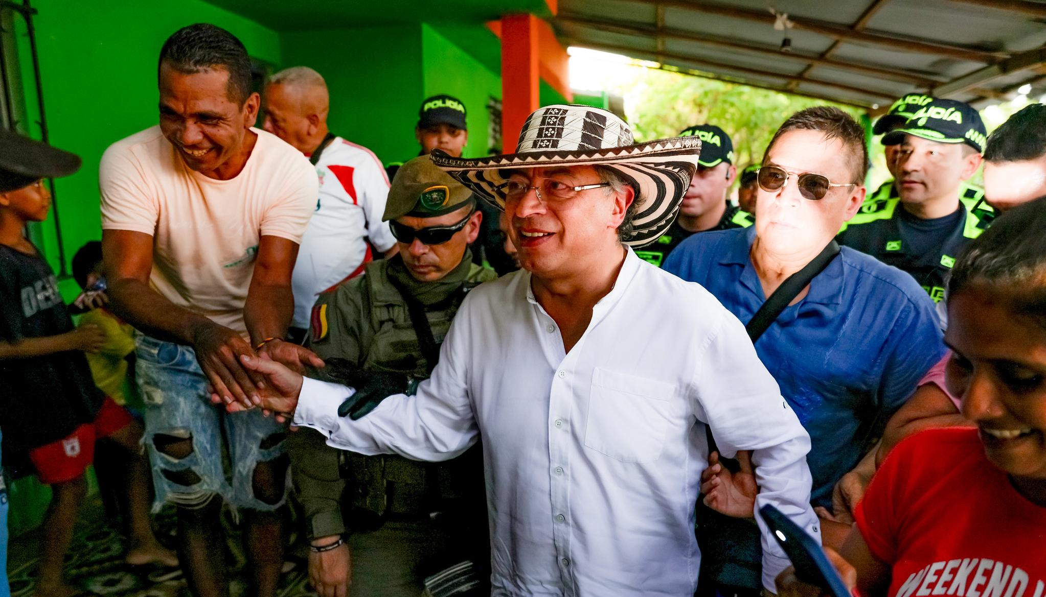 El Presidente Gustavo Petro en Lorica, Córdoba.