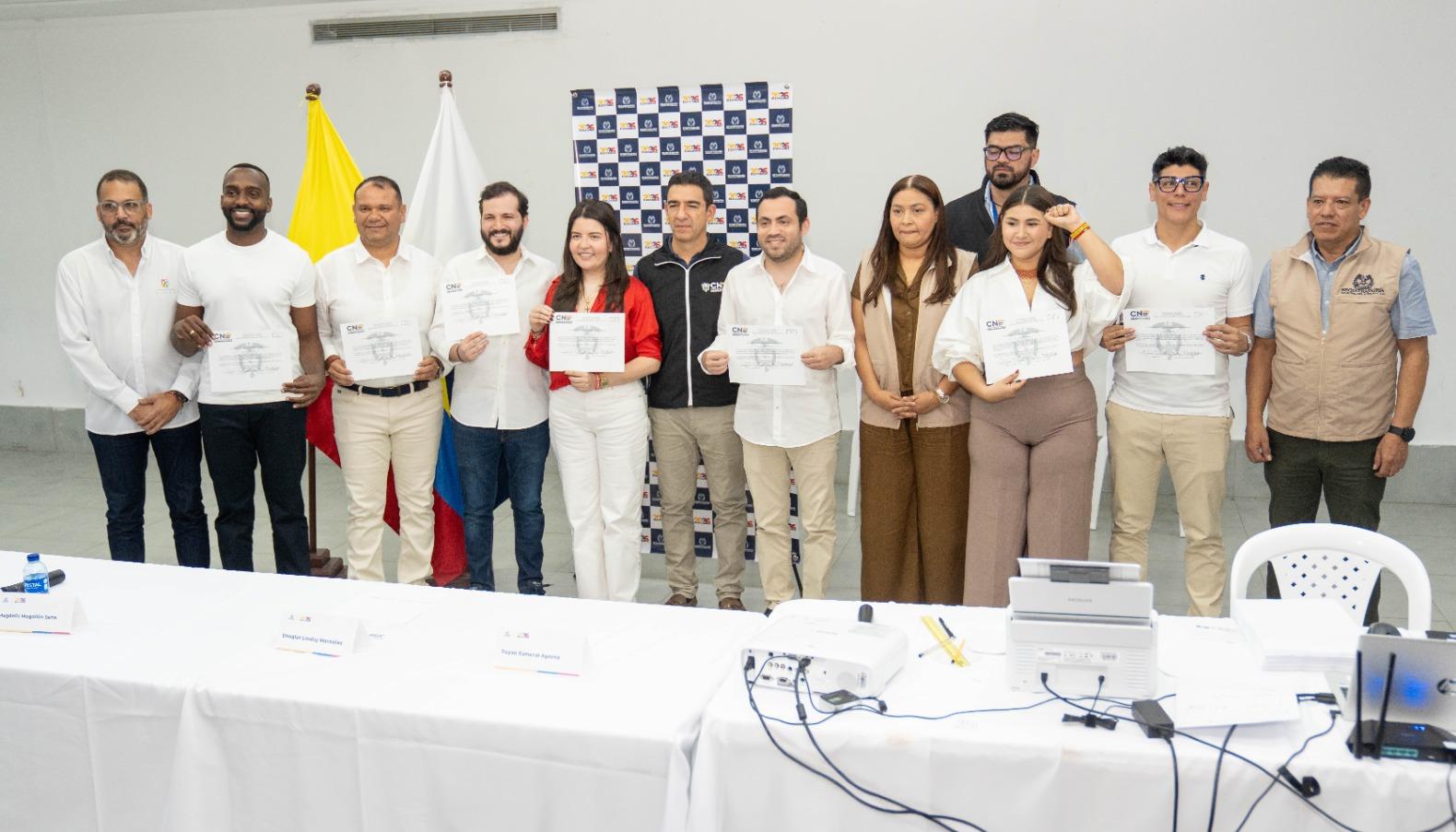 Representantes electos