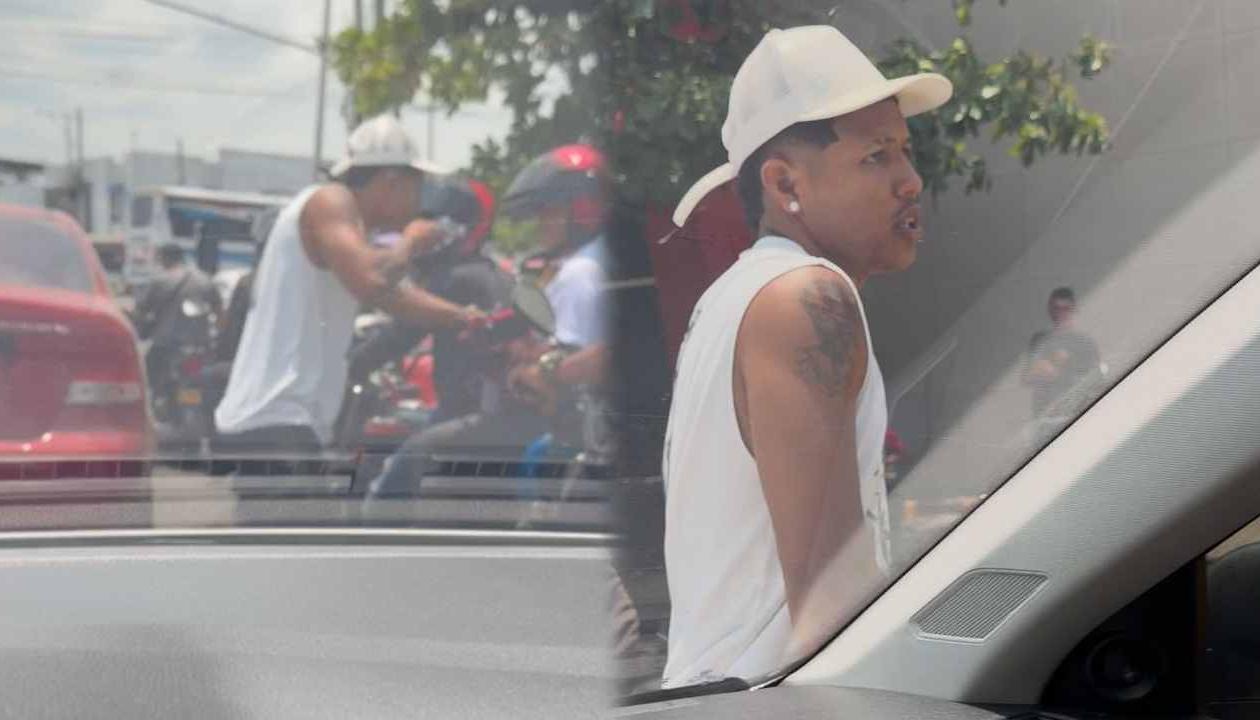 Sujeto que amenazó a una persona en el barrio San Martín.