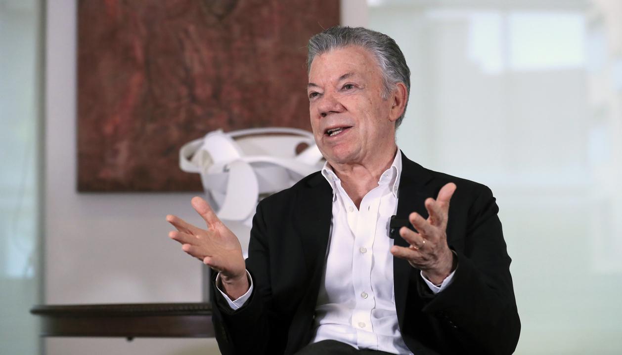 El expresidente Juan Manuel Santos.
