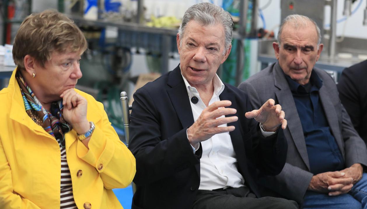 El expresidente Juan Manuel Santos.