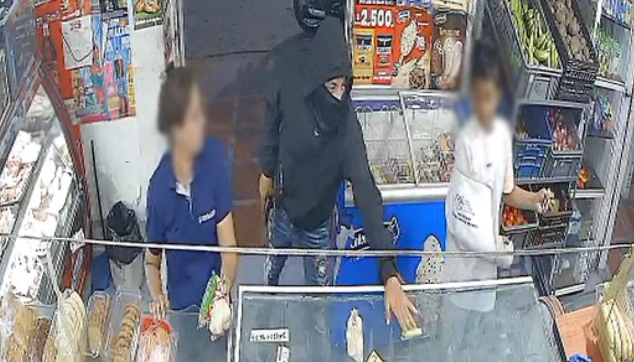 Momento de la acción extorsiva.