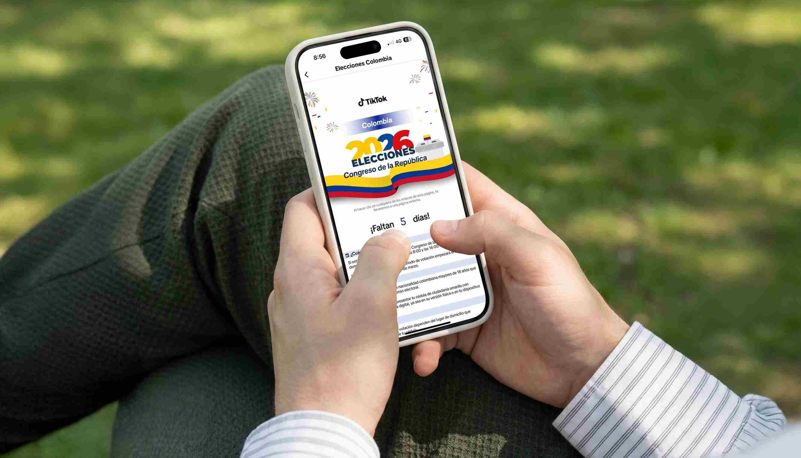 Registraduría pone a disposición información en TikTok.