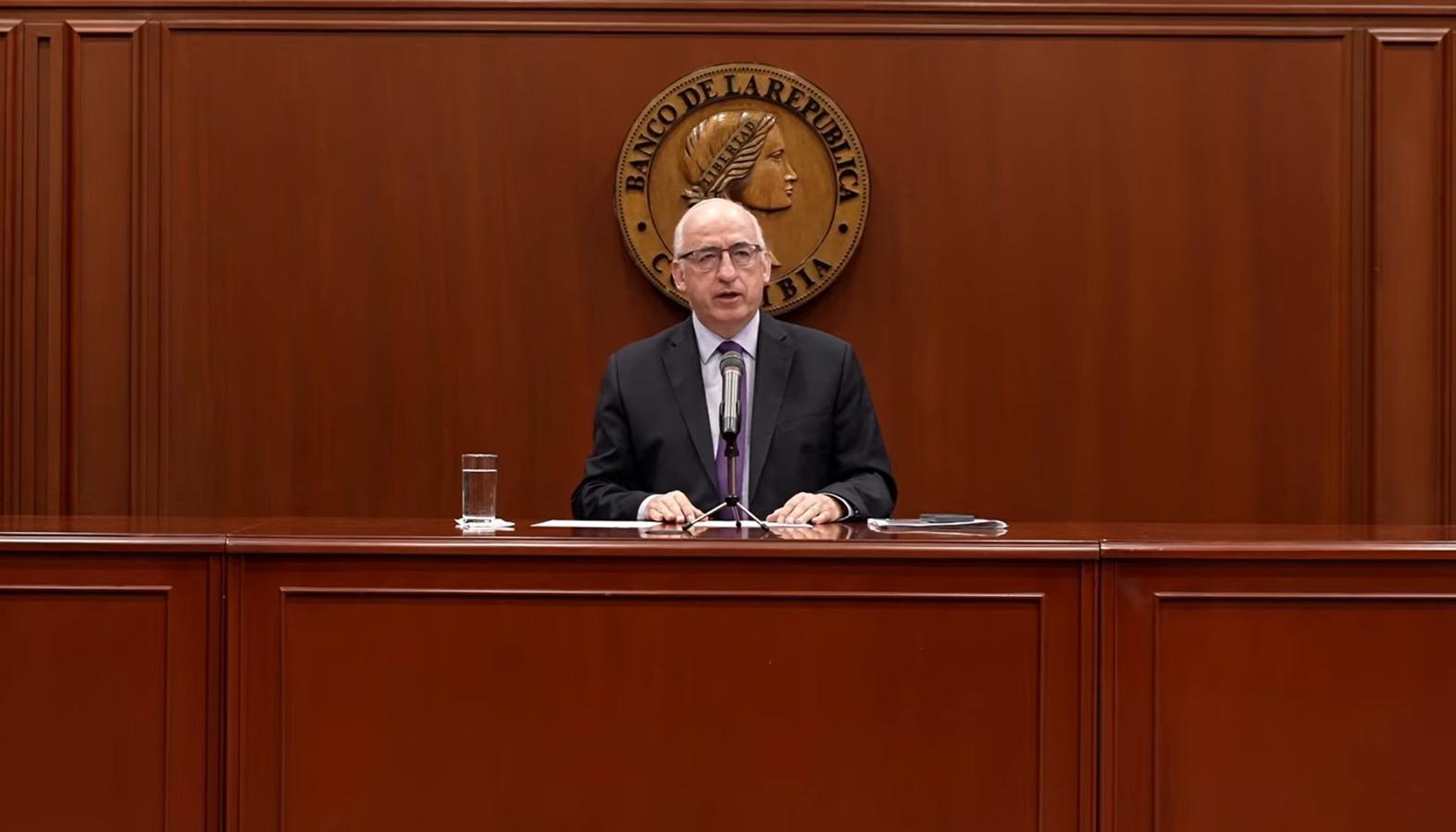 El presidente del Banco de la República, Leonardo Villar Gómez.