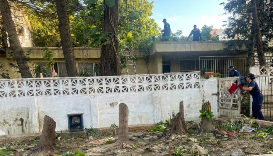 Vivienda intervenida por la Alcaldía en la calle 93 con la carrera 46.