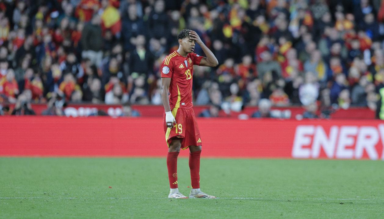 Lamine Yamal, estrella de la selección española.