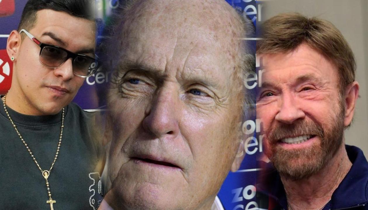 Yeison Jiménez, Robert Duvall y Chuck Norris.