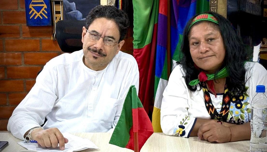 Iván Cepeda y Aída Quilcué.