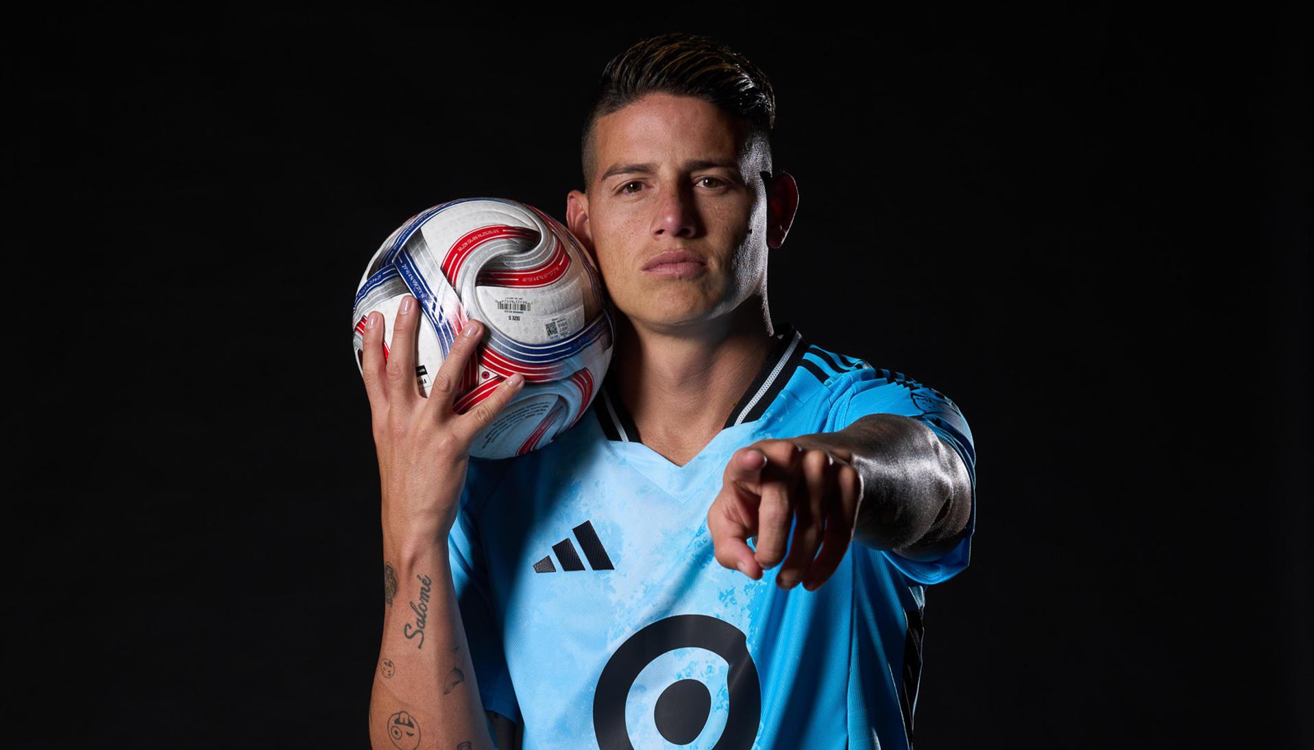 James Rodríguez, jugador del Minnesota United.