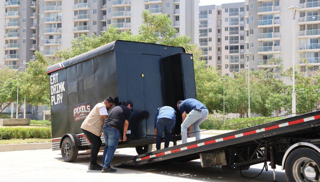 Operativos de decomiso de containers por ocupación irregular del espacio público. 