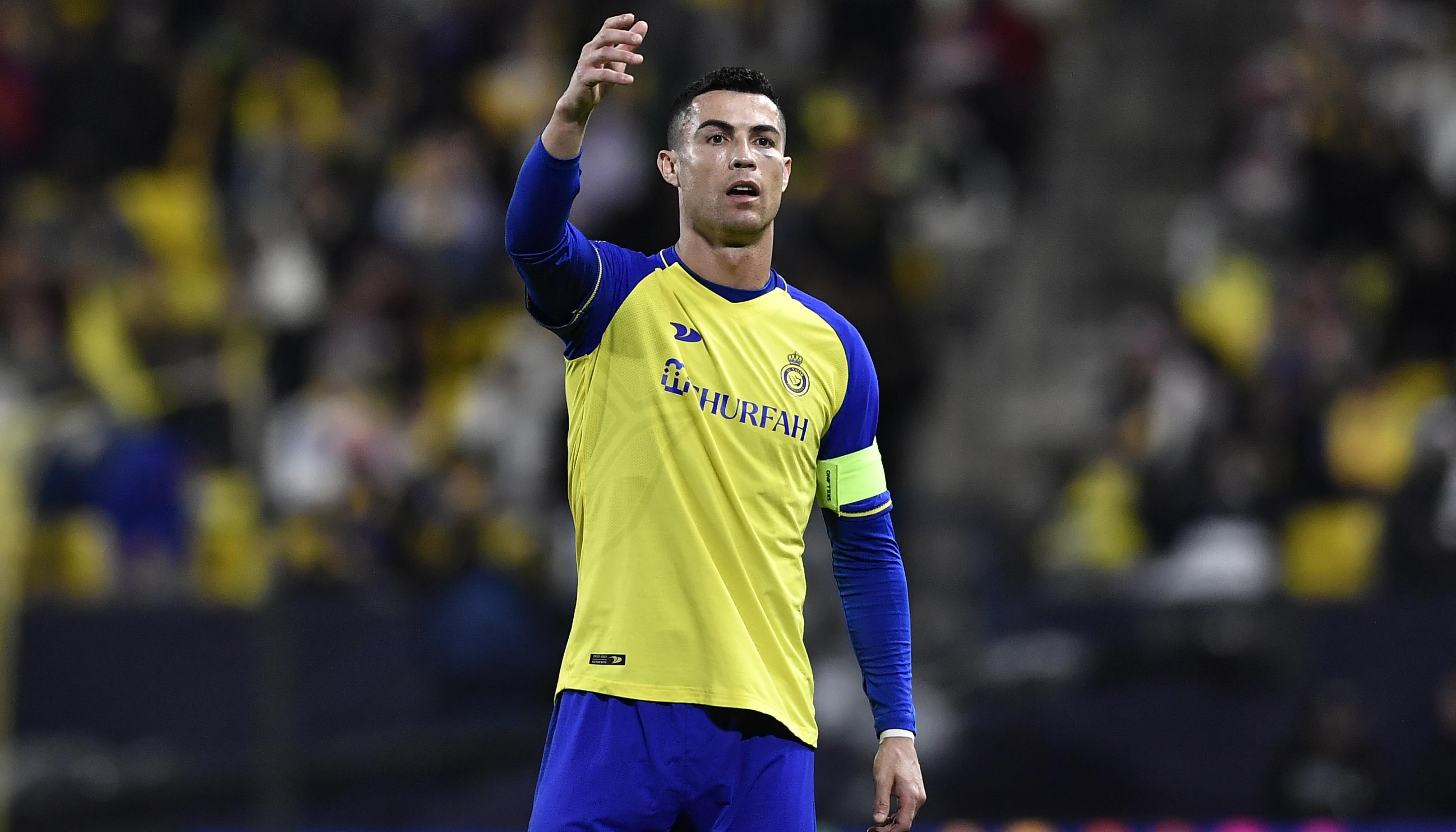 El portugués Cristiano Ronaldo, delantero del Al Nassr.