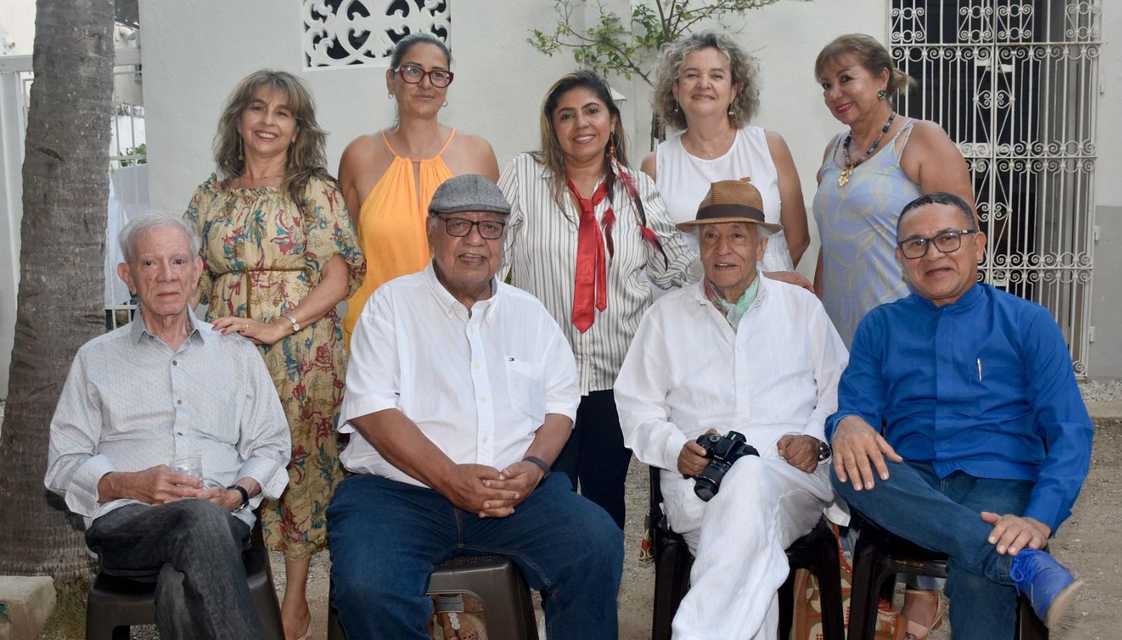 Miembros del círculo literario de Barranquilla.